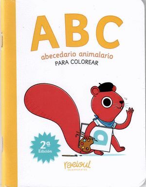 ABC, ABECEDARIO ANIMALARIO PARA COLOREAR