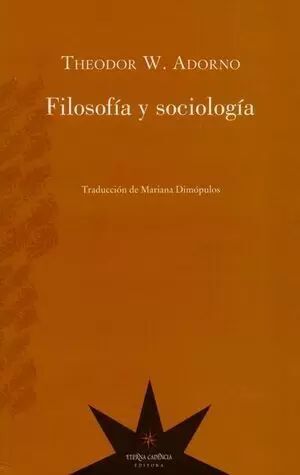 FILOSOFIA Y SOCIOLOGIA